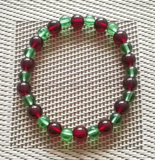 Minerální náramek s granátem (BC148)