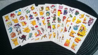 Voděodolné, dočasné tetovaní Pokemon, Pikachu (E71)