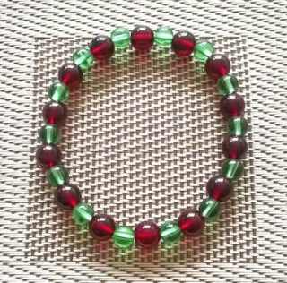 Minerální náramek s granátem (BC149)