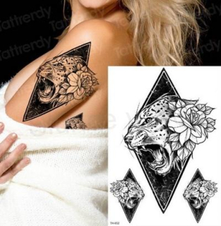 Voděodolné, dočasné tetovaní Šelma, symbol (E620)