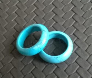 Minerální prsten Tyrkys velikost 49 (X1210)