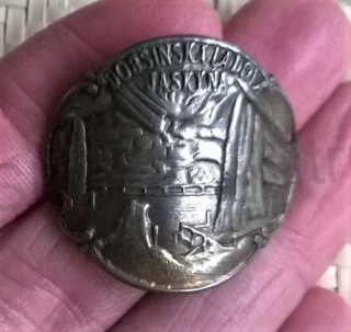 Turistický štítek na hůl - Dobšinská Ladová Jaskyňa (MB642)