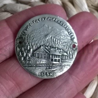 Turistický štítek na hůl - Vysoké Tatry Popradské Pleso 1513 M (MB648)