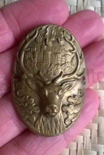 Turistický štítek na hůl - Hluboká nad Vltavou (MB707)