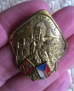 Turistický štítek na hůl - Hrad Karlštejn (MB731)