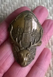 Turistický štítek na hůl - DR.  H. Kudlich Warte Karlšbad (MB732)