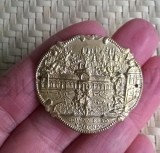 Turistický štítek na hůl - Johannisbad Kollonade (MB748)