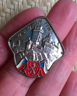 Turistický štítek na hůl - Hrad Karlův Týn (MB755)