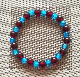 Minerální náramek s granátem (BC156)