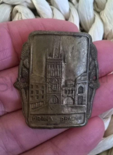 Turistický štítek na hůl - Praha - Prague (MB766)