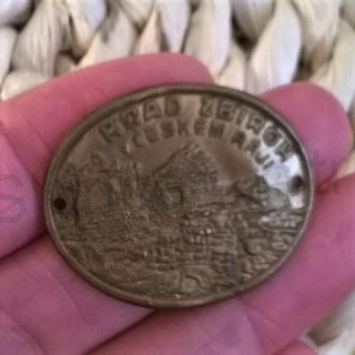 Turistický štítek na hůl - Hrad Zbiroh V Českém Ráji (MB791)