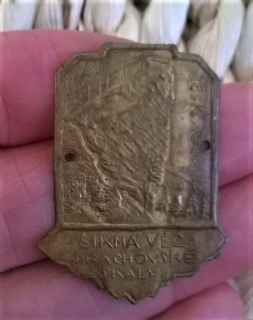 Turistický štítek na hůl - Šikmá Věž Prachovské Skály (MB798)