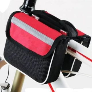 Cyklobrašna na rám kola - červená (L39)