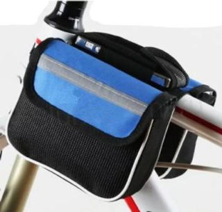 Cyklobrašna na rám kola - modrá (L40)