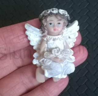 Dekorace, ozdoba Anděl, andílek magnetka (H337)