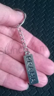 Klíčenka, přívěšek na klíče znak  Česká Republika Praha (H348)