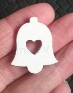 Dřevěné výřezy - ozdoba Zvonek, zvoneček (V42)