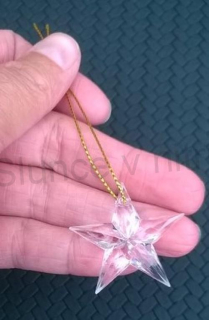 Závěsná ozdoba hvězda, hvězdička 5 ks (V53)