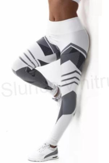 Dámské dlouhé sportovní legíny – šedé, velikost S (K166)