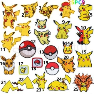 Nášivka Pokemon, Pikachu (C630)