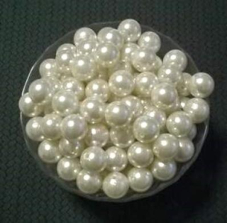 Plastové voskové korálky imitace perel 20 mm (AC266)