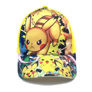Dětská kšiltovka s motivem Pikachu – Pokémon – velikost 50–54 cm (W158)