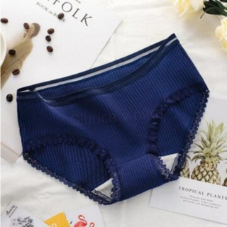 Dámské bavlněné kalhotky – tmavě modré, velikost 2XL (K171)