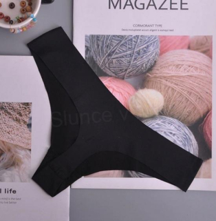 Dámské sexy kalhotky G-String tanga velikost XL černé (K172)