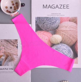 Dámské sexy kalhotky G-String tanga velikost XL světle růžová (K172)