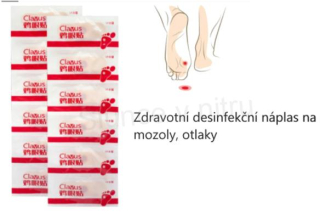 Zdravotní detoxikační náplast na odstranění mozolů, otlaků na nohách - 6 küsů (F47)