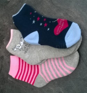 Dívčí teplé bavlněné Thermo ponožky velikost 32 - 35 (W160)