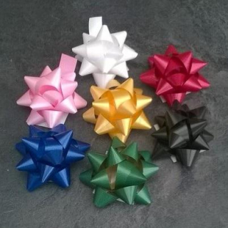 Dárková stužka, rozeta 7 cm (E673)