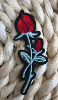 Nášivka růže, růžička, (C634)