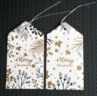 Vánoční jmenovky, visačky na dárky 11 x 6 cm (V133)