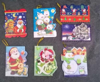 Vánoční jmenovky, visačky na dárky více variant (V137)