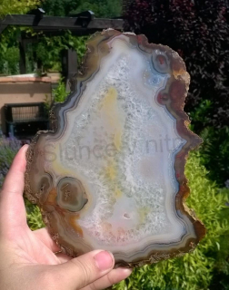 Achát plátek výběr 319 g - (Brazílie) (X1304)