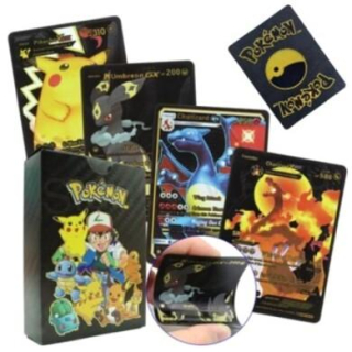 Pokemon černá foliová karta více variant (D707)