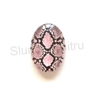 Kabošon ovál - sklo 25x18 mm (AD69)