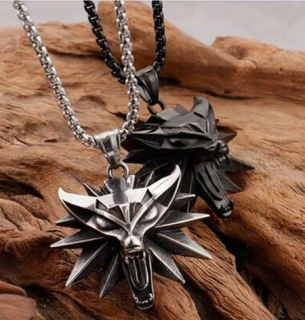 Náhrdelník Geralta s přívěskem Zaklínač - The Witcher Wild (BD614)