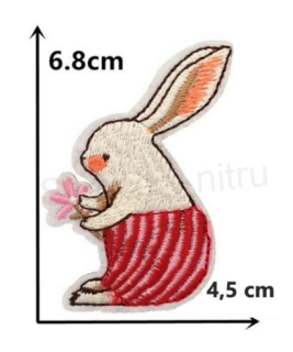 Nášivka králíček, zajíček, zvířátko (C130)