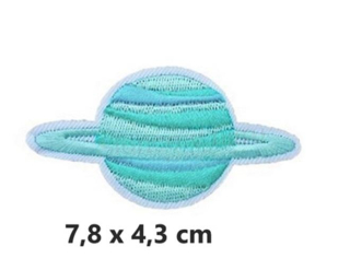 Nášivka planeta, planetka, vesmír 7,8 x 4,3 cm (C131)