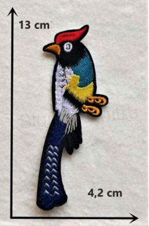 Nášivka ptáček, datel (C312)