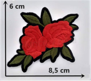 Nášivka růže, růžička, kytička (C229)
