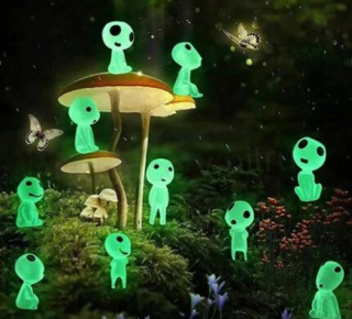 Filmová postavička, dekorace světelný luminus mimozemšťan (D709)