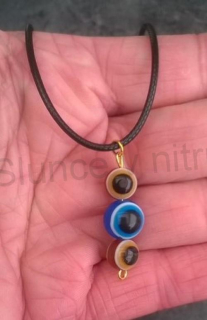 Náhrdelník s příveškem oka, Hamsa (BD650)
