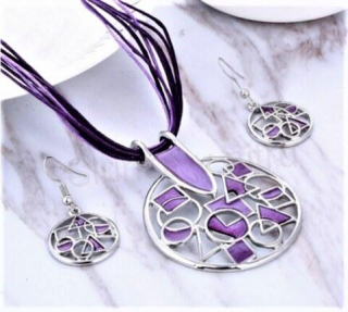 Souprava šperků choker s náušnicemi (BS111)