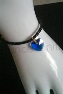 Pandora náramek swarovski elements tmavě modrá (BC555)