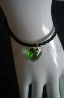 Pandora náramek swarovski elements zelený (BC555)