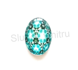 Kabošon ovál - sklo 25x18 mm (AD93)