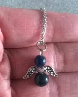 Minerální náhrdelník Anděl – sodalit (X1491)